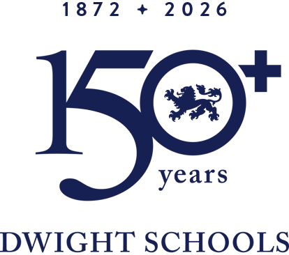 Dwight Schools 150+ year legacy badge, 1872 to 2026